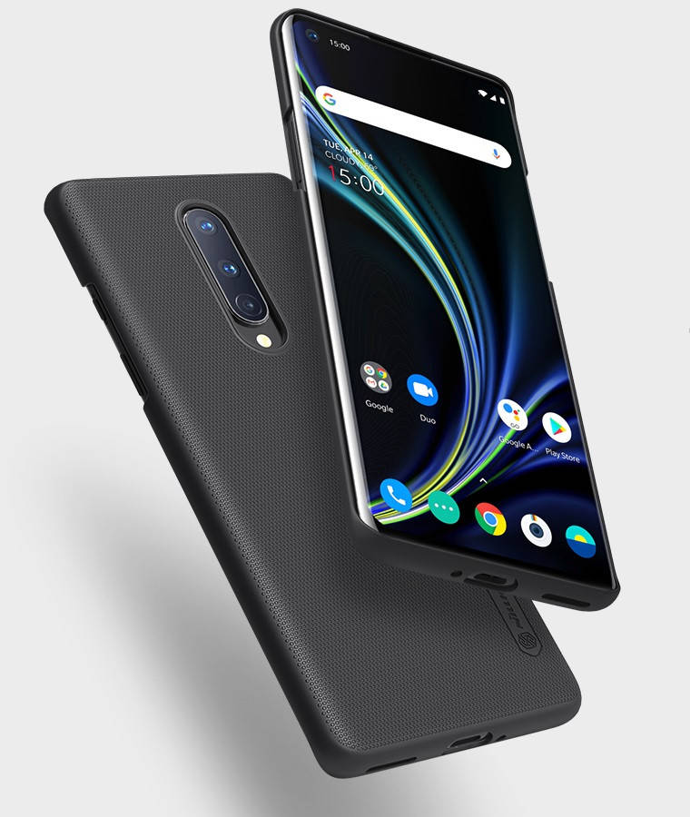 

Чехол бампер Nillkin Super Frosted Shield для OnePlus 8 Black, Черный