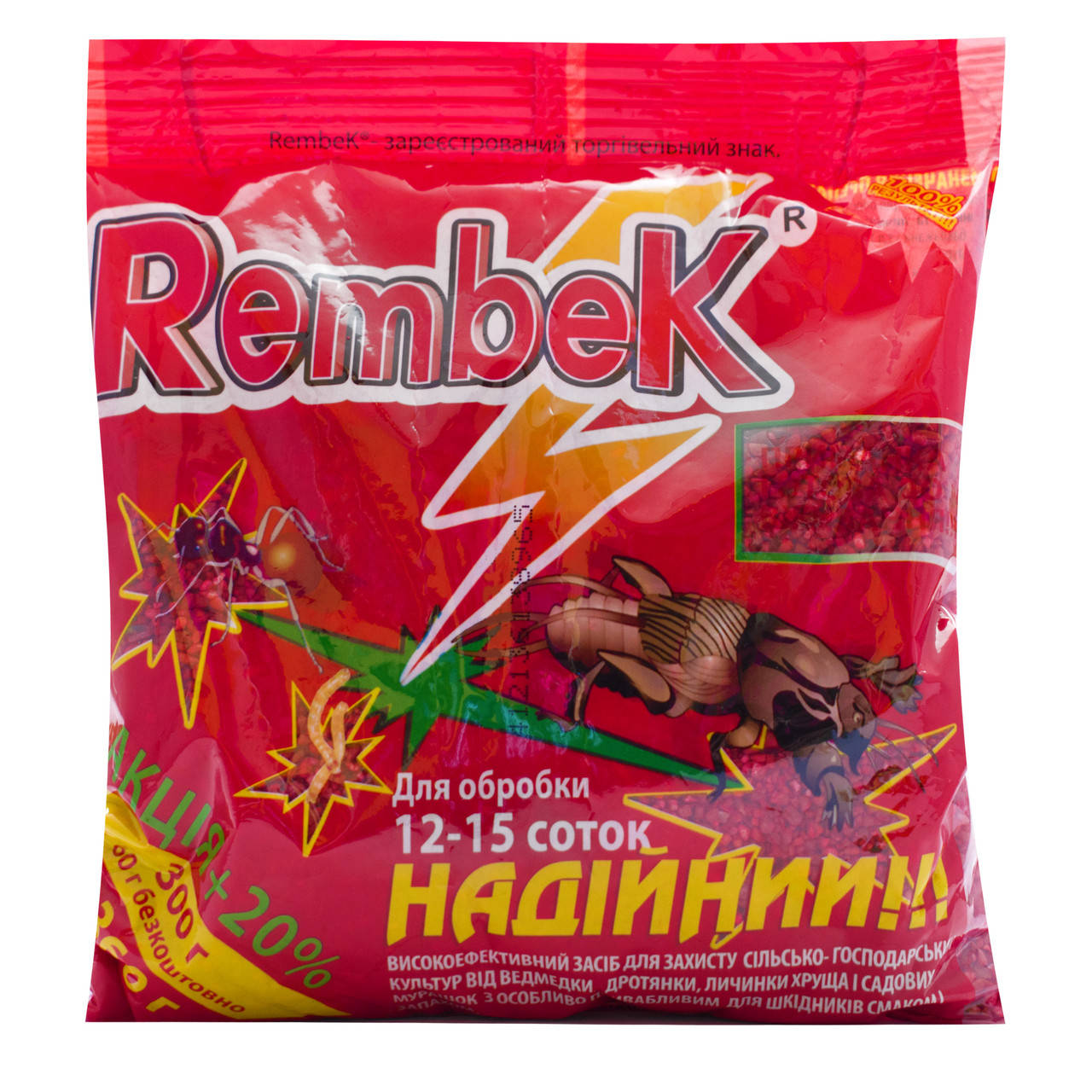 

Инсектицид Rembek микрогранула 360 г