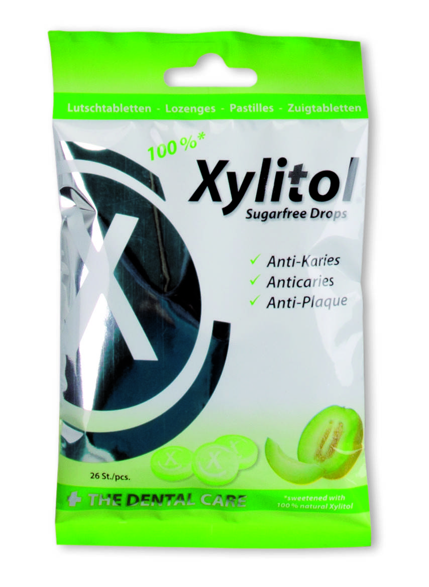 

Леденцы с ксилитом Miradent Xylitol Drops, вкус дыни, 26 шт.