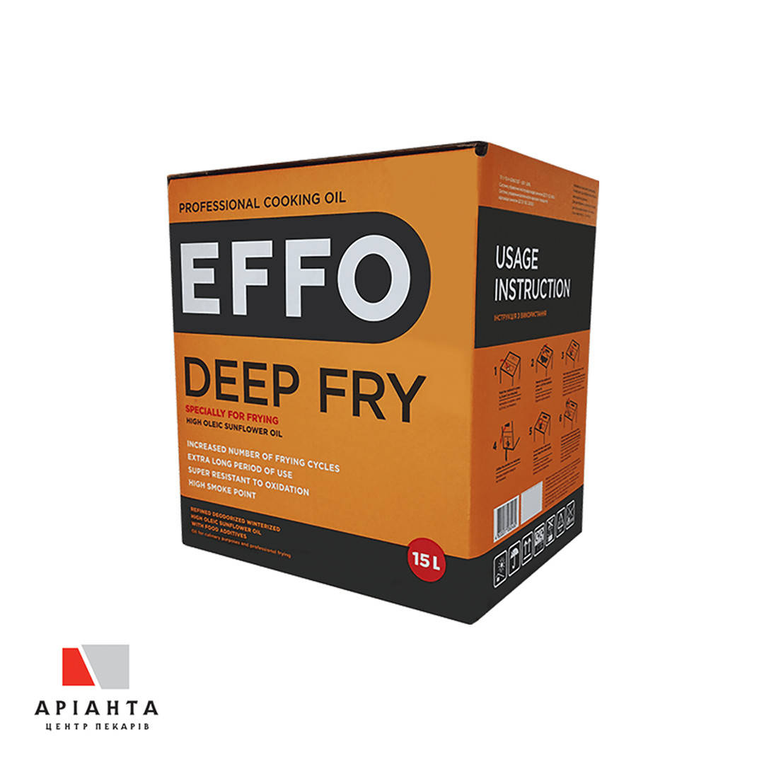 

Олія соняшникова високоолеїнова рафінована TM EFFO Deep Fry 15 л