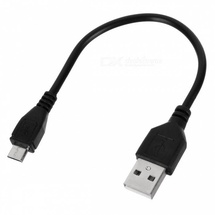 

Кабель micro usb для зарядки 20см для nokia sony lg xiaomi huawei meizu samsung, Черный