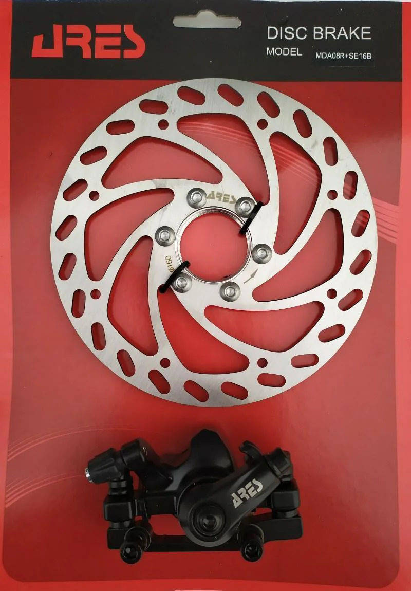 

Тормоз дисковый Ares MDA08R+SE16B ротор 160 мм., задний, фланец (MDA08R-SE16B)