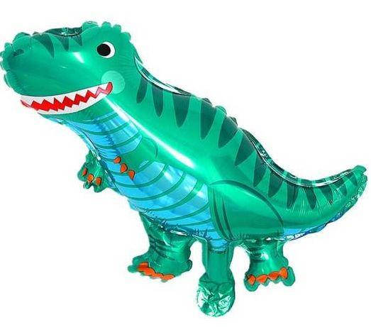 

Шар фольгированный фигурный Динозавр бирюзовый 96*79 см