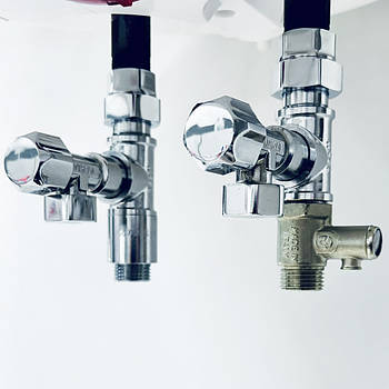 Набір для бойлера, водонагрівача з запобіжним клапаном  MAXI A2 хромований Boiler Series