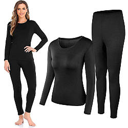 Комплект жіночої термобілизни (XS-3XL) BioActive, S / Жіноча термокофта та підштанники