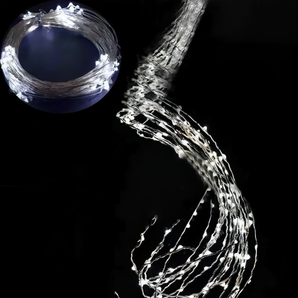 Гірлянда "Конський хвіст" від мережі, 3м, 510LED, Холодний білий / Гірлянда на ялинку / Новорічна гірлянда, фото 1