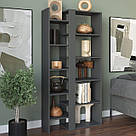 Стелаж для книг і декоративних елементів з ЛДСП в офіс Книжкова полиця роздільник простору кімнати, фото 5