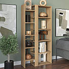 Стелаж для книг і декоративних елементів з ЛДСП в офіс Книжкова полиця роздільник простору кімнати, фото 4