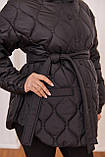 Куртка 2 в 1 демісезонна для майбутніх мам Alabama розмір S (42) Lullababe Чорний, фото 8
