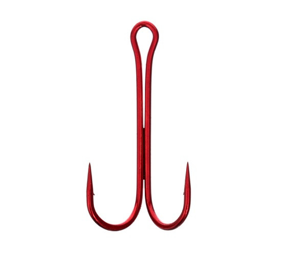 Двійник Flagman Double Hook Long SS Red №1 (FDH-LR01)