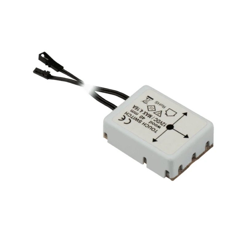 Безконтактний вимикач під стільницю REJS 12 V DC, IP20, max 50 W, до 40 мм, 1 м
