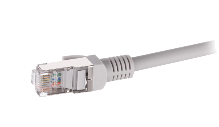 Кабель LAN CAT6, 3м, білий – для стабільного інтернет-з'єднання.