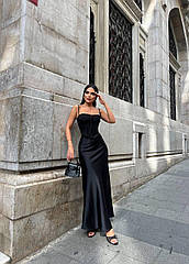 Бежева жіноча стильна спідниця- міді на гумці