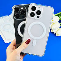 Прозорий чохол Clear Case MagSafe для iPhone 12 Pro Max | Магнітний чохол-накладка на Айфон 12 Про Макс