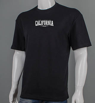 Футболка оверсайз California 3406м (Уп.4шт M-XXL), Чорний