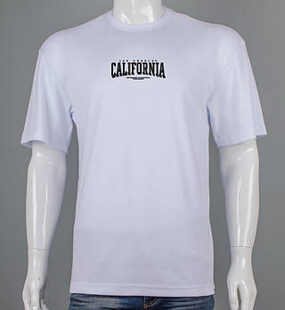 Футболка оверсайз California 3406м (Уп.4шт M-XXL), Білий