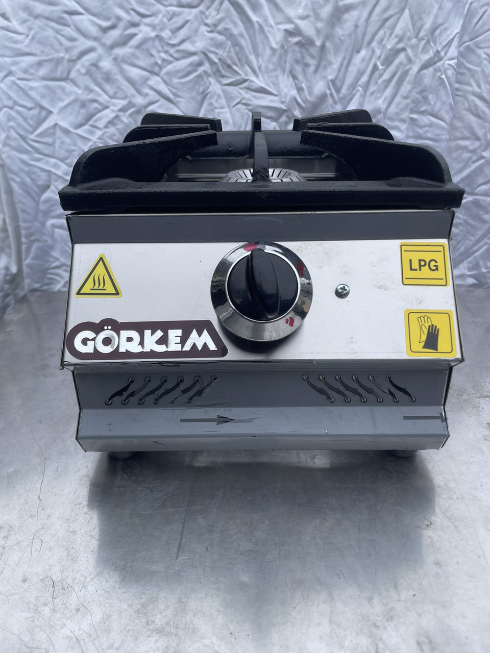 Görkem.Плита газова настільна 1-конфоркова Görkem GO 10 (конфорка 200х200)