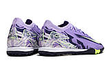 Сороконожки Nike Air Zoom Mercurial Vapor 16 Elite TF фіолетові, фото 3