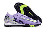 Сороконожки Nike Air Zoom Mercurial Vapor 16 Elite TF фіолетові, фото 4