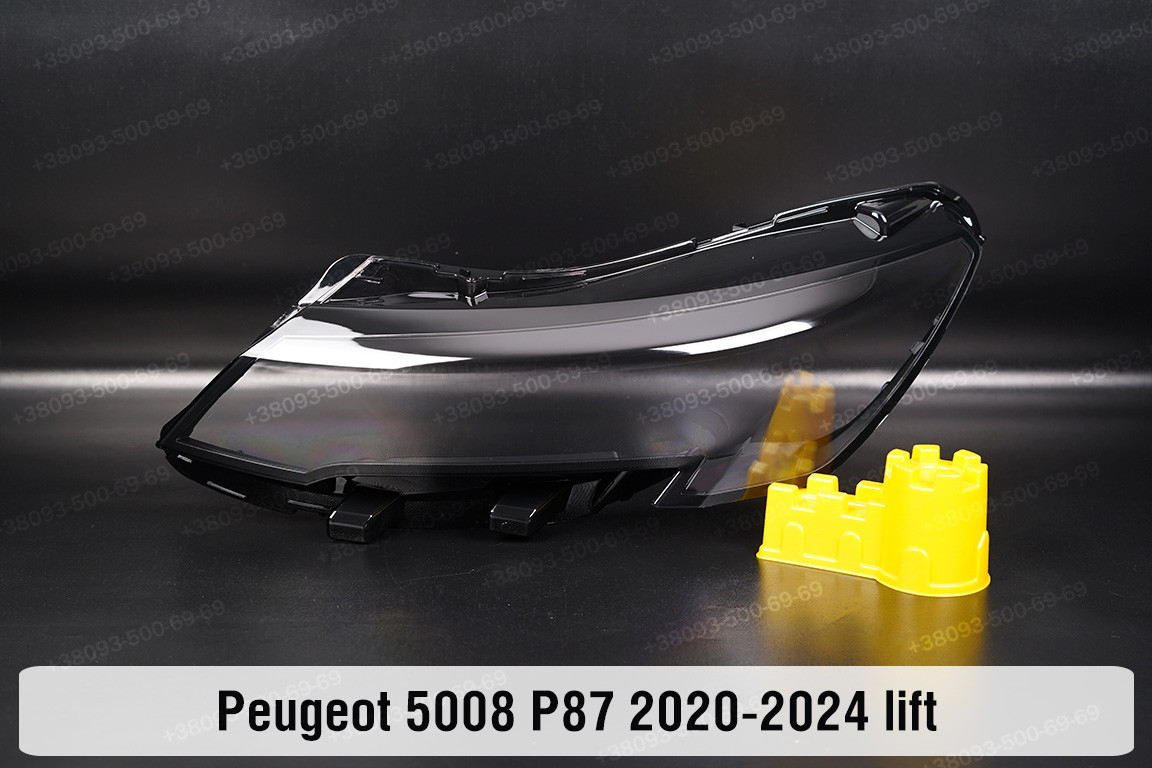 Скло фари Peugeot 5008 P87 (2020-2024) рест ліве