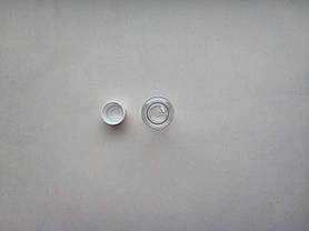 30 мл/20мм Циліндр флакон прозорий ПЕТ з білою кришкою КПВ 20/410, пляшка з закруткою, ковпачком, пробкою, фото 3