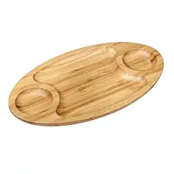 Блюдо овальне бамбукове Wilmax Bamboo 405х230 мм WL-771040/A