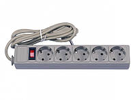 Фільтр LUXEL мережевий комп'ютерний 3,0 м 4403 сірий