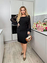 Сукня з рукавом шифоновим