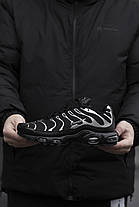 Чоловічі Кросівки Nike Air Max TN Plus Black Silver / Найк Аїр Макс ТН Плюс Чорні з Сріблястим та Зеленим, фото 5