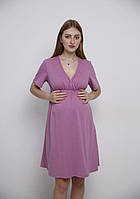 Нічна Сорочка для вагітних і для годування Pregnant Style Erin 44 Рожевий