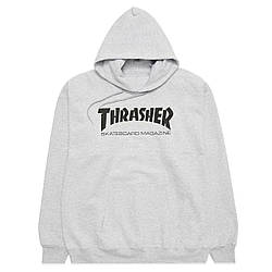 Худі Thrasher чоловіче | жіноче сіре — толстовка з капюшоном Трешер — весна | літо | осінь — S M L XL XXL |