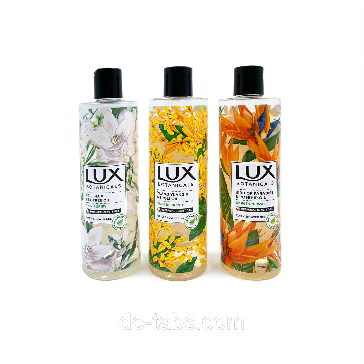 LUX BOTANICALS гель для душу 500 мл комплект 3 аромати: