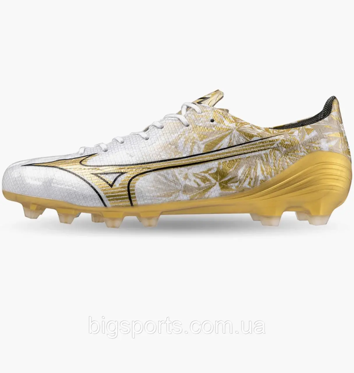Бутси чоловічі Mizuno Alpha Elite White/Metallic (арт. P1GA246250)