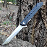 Ніж складний Tanto Green на підшипнику, сталь D2, G10 олива, фото 7