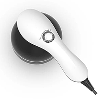 Вібромасажер для тіла антицелюлітний 220в 4 насадки Body massager PL-664 Білий, фото 4