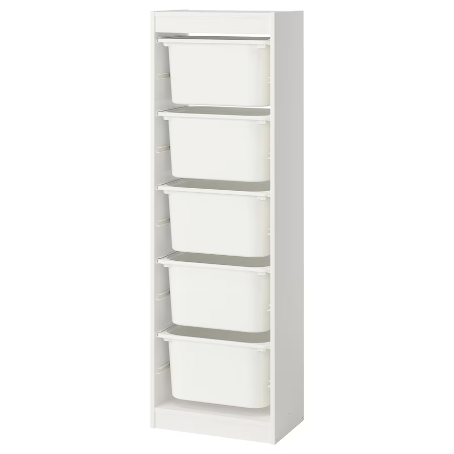 Стелаж з контейнерами TROFAST 46x30x145 см IKEA 995.754.71, фото 1