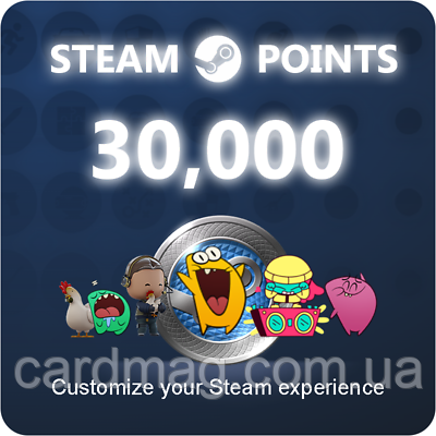 30 000 Балів Стім | Жетони | Нагороди | 30 000 Steam Points | Awards