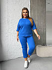 Костюм жіночий спортивний NOBILITAS 50-60 синього кольору, фото 3