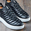 Чоловічі шкіряні кросівки демісезонні чорні з натуральної шкіри для чоловіків на весну осінь, розмір 40 41 42 43 44 45, фото 8