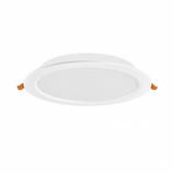 LED світильник Back вбудований круглий VIDEX 26W 5000K, фото 3