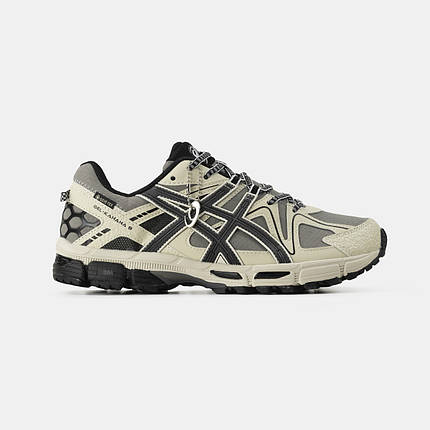 Зимові Чоловічі Кросівки Asics Gel-Kahana 8 Gore-Tex Beige / Асікс Гел-Кахана 8 Гор Текс Бежеві з Чорним, фото 1
