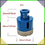 Професійний набір алмазних коронок 6-68 мм у кейсі, фото 6