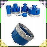 Професійний набір алмазних коронок 6-68 мм у кейсі, фото 5