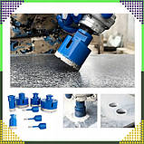 Професійний набір алмазних коронок 6-68 мм у кейсі, фото 4