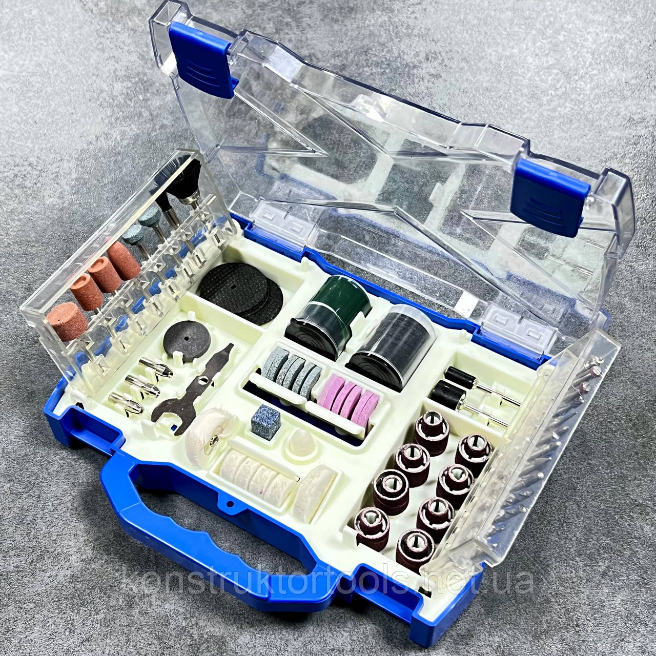 Набір насадок для гравера 145 од. в кейсі, фото 1
