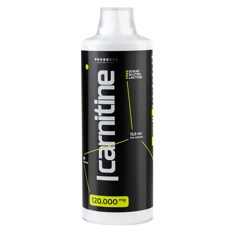 Жироспалювач Progress Nutrition L-Carnitine, 1 л Зелене яблуко