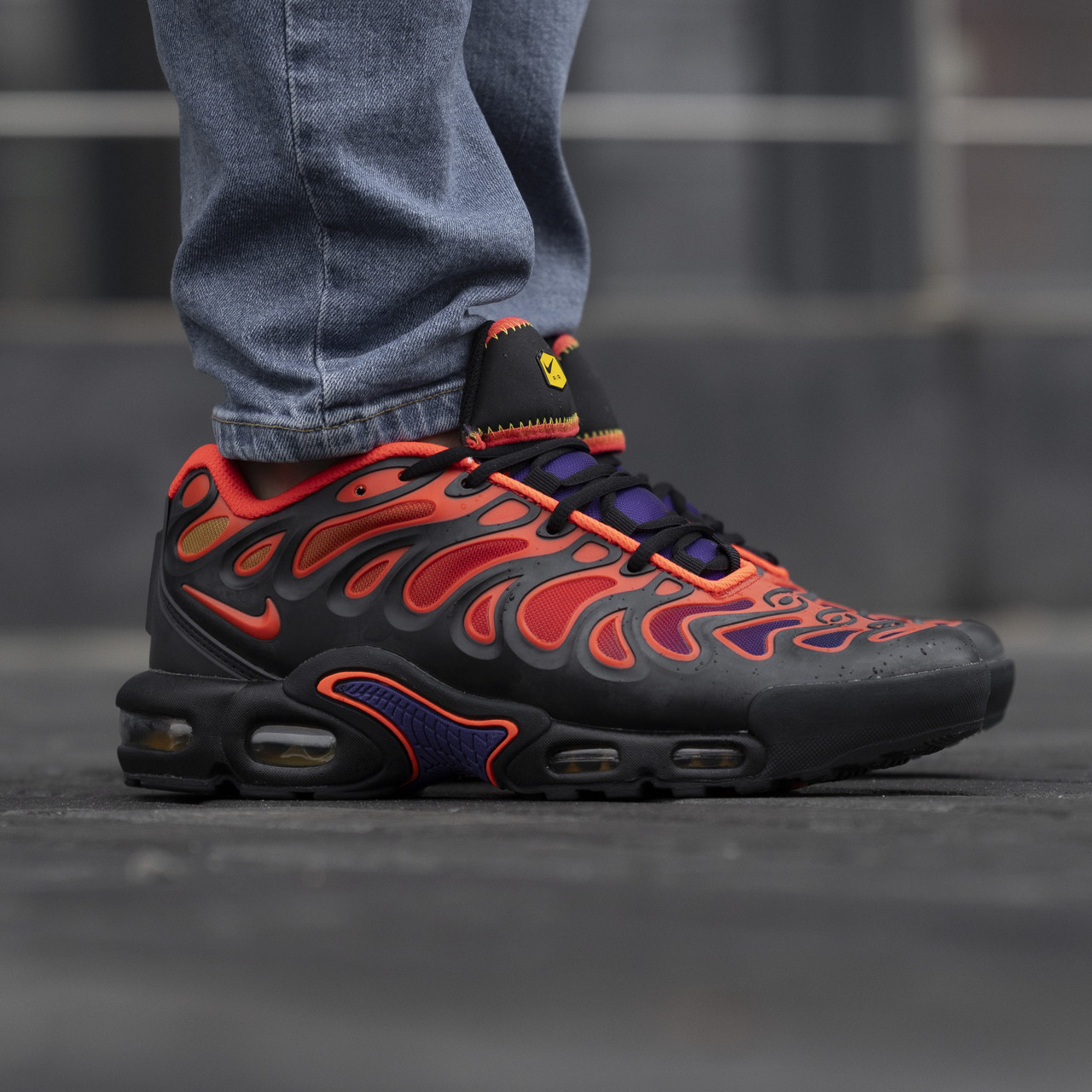 Чоловічі Кросівки Nike Air Max TN Plus Drift Red Black / Найк Аїр Макс ТН Плюс Дріфт Червоні з Чорним