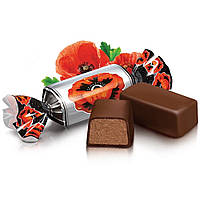 Цукерки Червоний мак Roshen 1 кг (шоколадні цукерки Рошен)