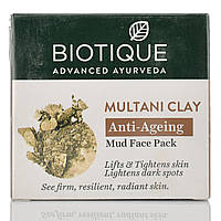 Маска для обличчя мултані, глина  / Bio Anti-Ageing Mud Face Pack Biotique 75 g