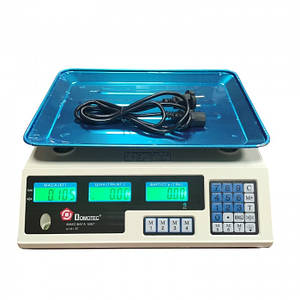 Торгові електронні ваги Domotec MS-228 6V до 50 кг